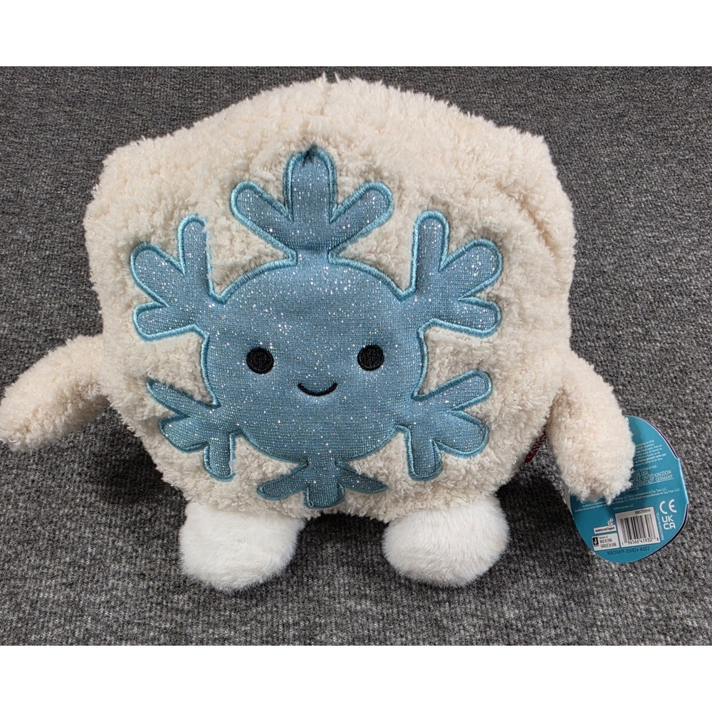 NWT BUM BUMZ by Russ Jazwares Shane the Glittery Snowflake 7.5" SkiLodgeBumz